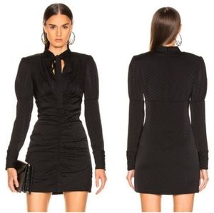 NWT Alexis Lidon Black Tie Neck Dress Small